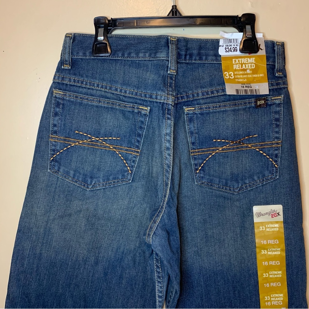 Wrangler 20x Extreme Relaxed Boys 16 Regular